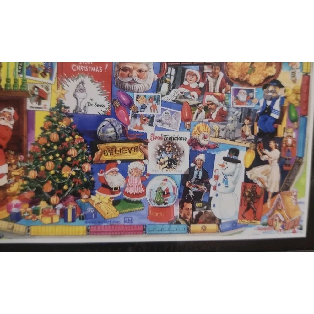 New Retro Christmas Puzzle 1,000 Piece by White Mountain 